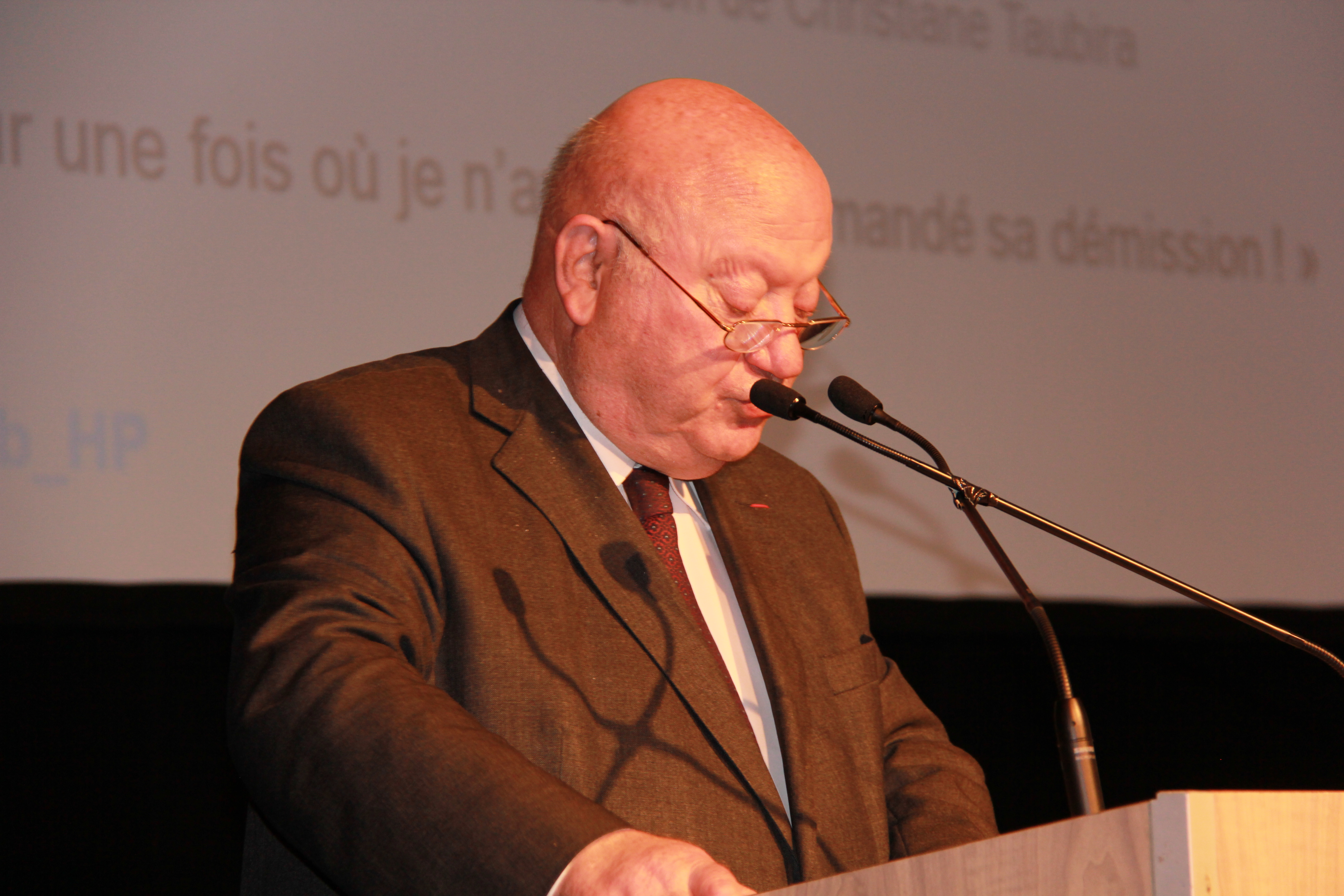 André Santini - ancien Ministre, Député-maire d'Issy-Les-Moulineaux et parrain du Prix