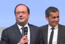 FRANCOIS HOLLANDE, LAUREAT DU PRIX PRESS CLUB, HUMOUR ET POLITIQUE 2017
