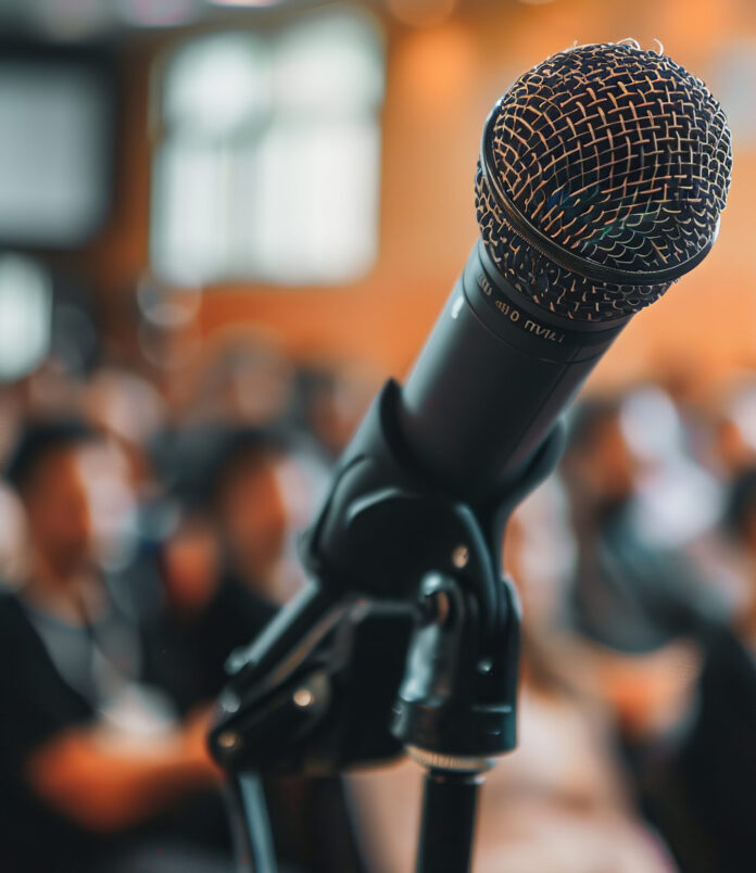 Mayoral Candidate Delivers Passionate Speech at Town Hall