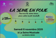 08/10/2025 – SANTE MENTALE : LA SEINE EN FOLIE REVIENT LE 8 NOVEMBRE A LA SEINE MUSICALE