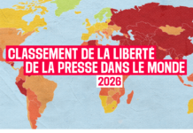 CLASSEMENT 2026 : LA LIBERTE DE LA PRESSE AU PLUS BAS DEPUIS 25 ANS