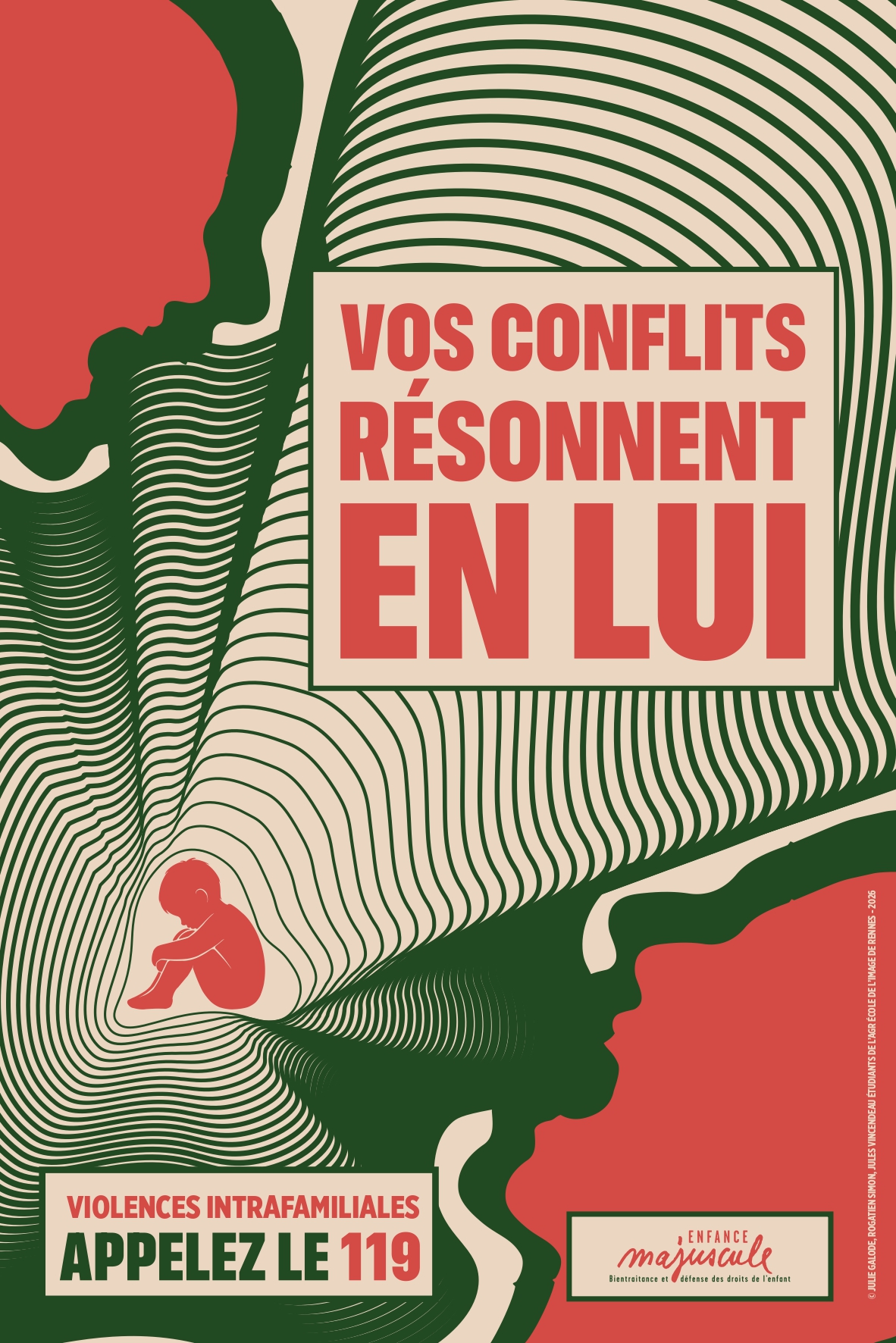 AFFICHE ENFANCE MAJUSCULE
